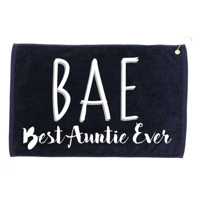 BAE Best Auntie Ever Grommeted Golf Towel