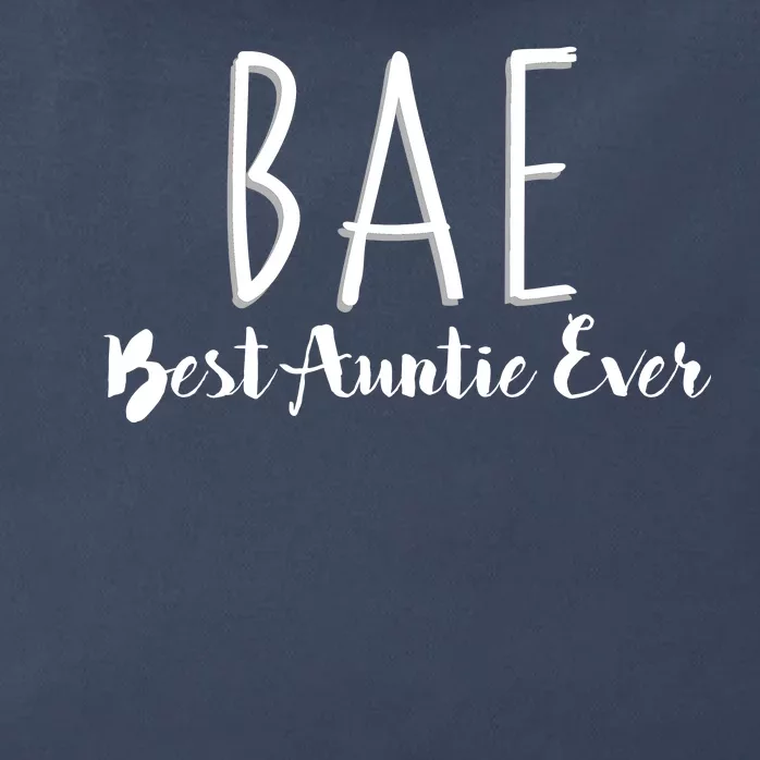 BAE Best Auntie Ever Zip Tote Bag