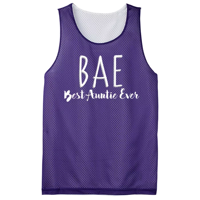 BAE Best Auntie Ever Mesh Reversible Basketball Jersey Tank