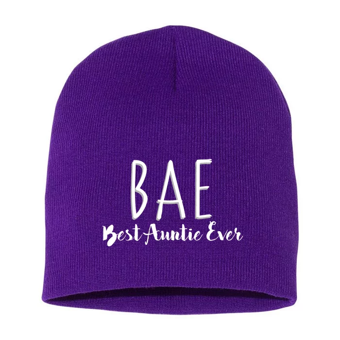 BAE Best Auntie Ever Short Acrylic Beanie