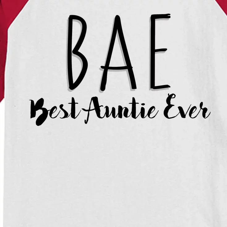 BAE Best Auntie Ever Kids Colorblock Raglan Jersey