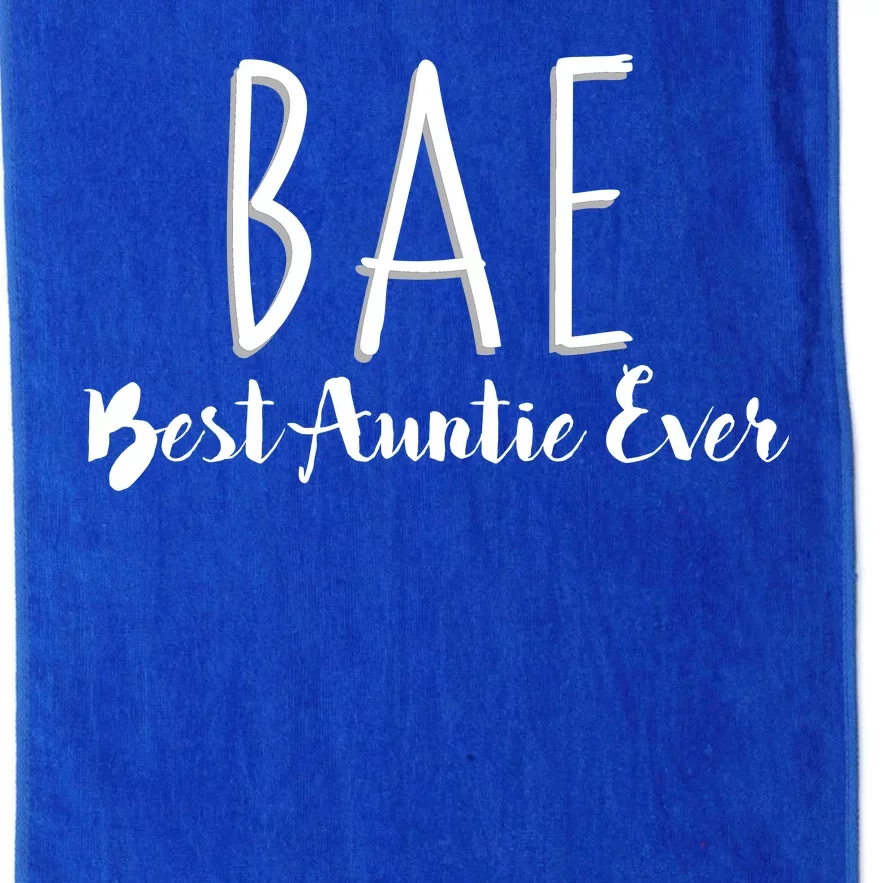 BAE Best Auntie Ever Platinum Collection Golf Towel