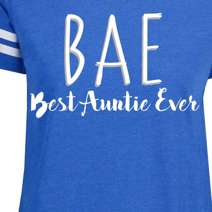 BAE Best Auntie Ever Enza Ladies Jersey Football T-Shirt