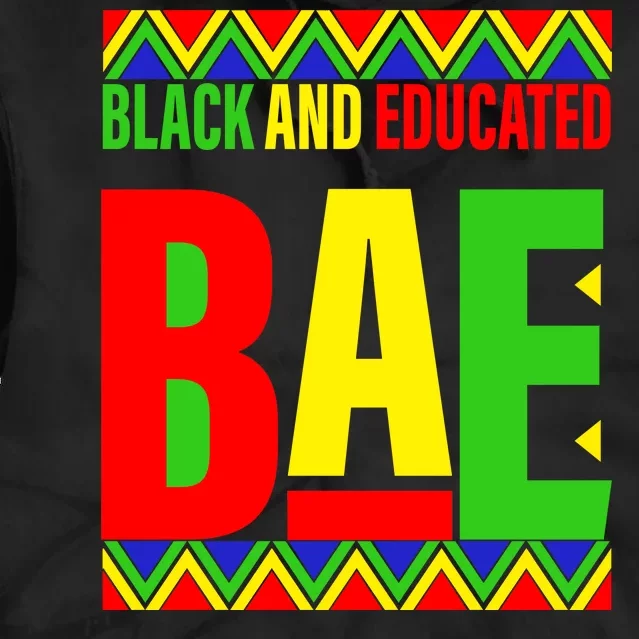 Bae Black And Educated Proud African Tie Dye Hoodie