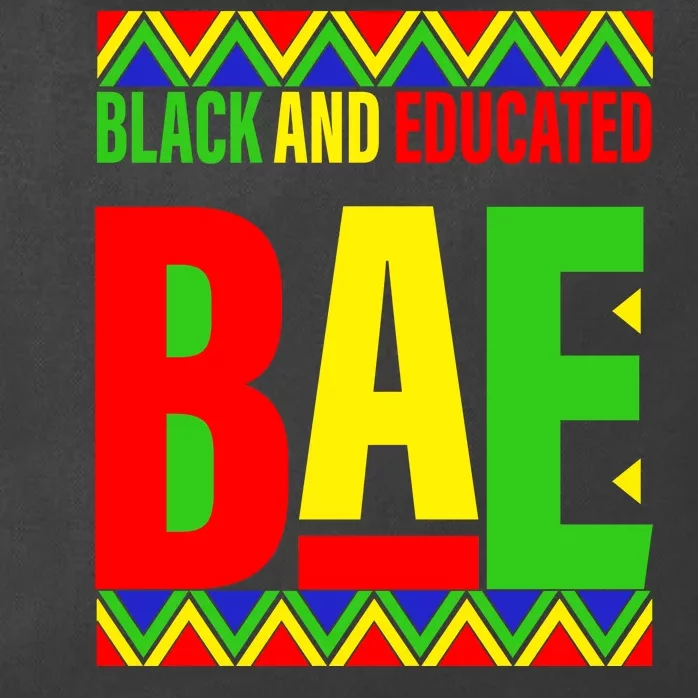 Bae Black And Educated Proud African Zip Tote Bag