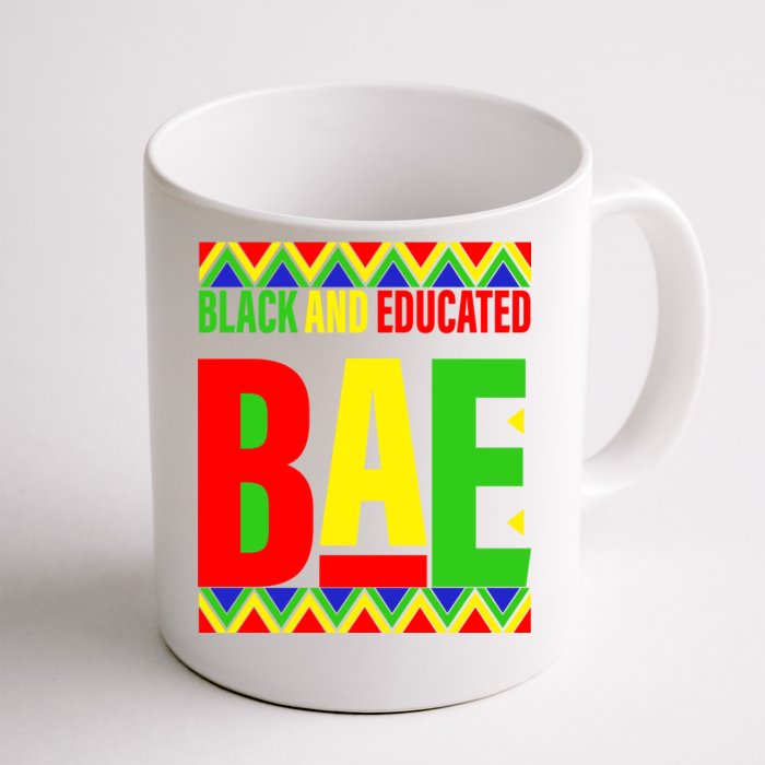 Bae Black And Educated Proud African Front & Back Coffee Mug