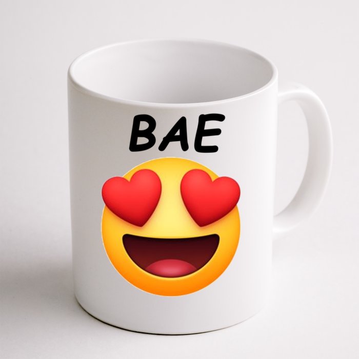 Bae Emoji Heart Front & Back Coffee Mug