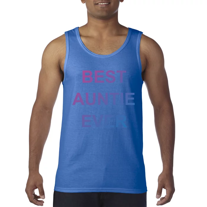 Best Auntie Ever Gift Tank Top