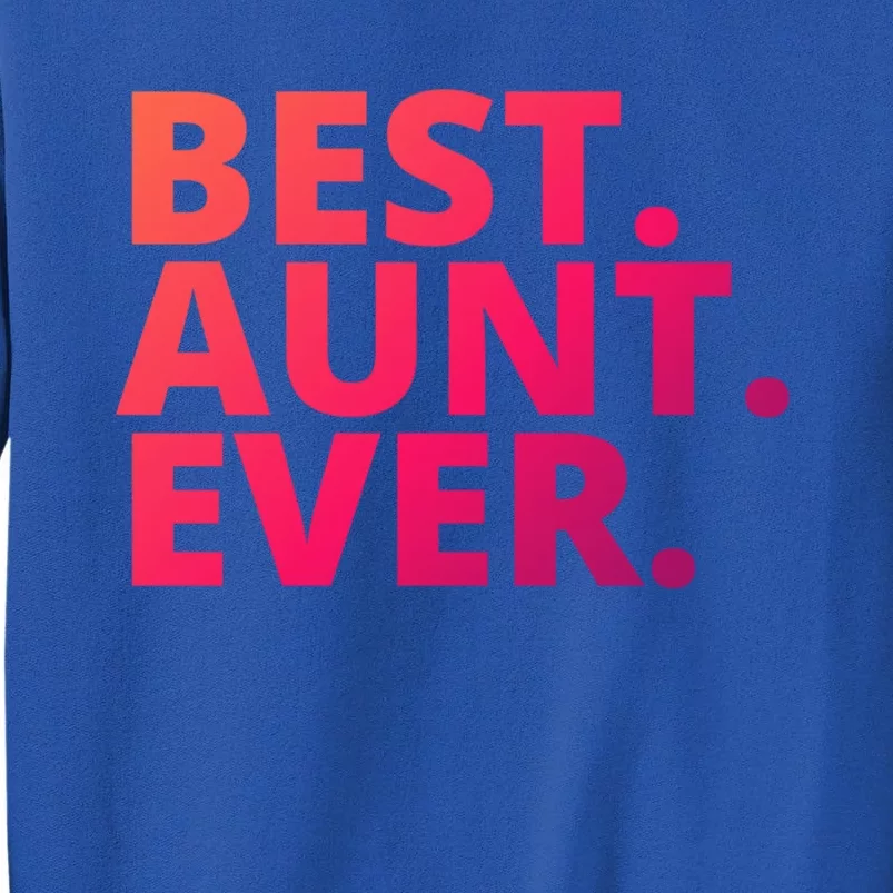 Best Aunt Ever From Niece Nephew Matching Auntie Lover Cool Gift Sweatshirt