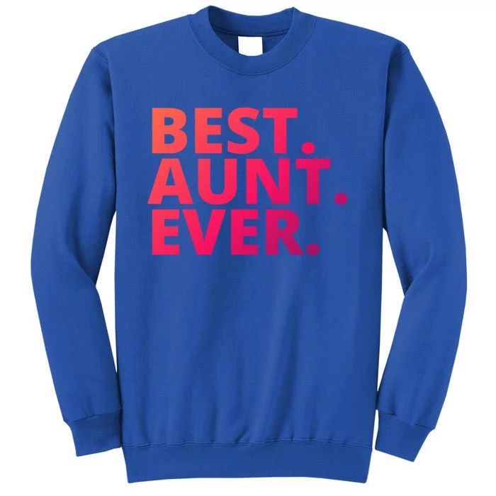 Best Aunt Ever From Niece Nephew Matching Auntie Lover Cool Gift Sweatshirt