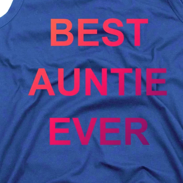 Best Auntie Ever Gift Tank Top