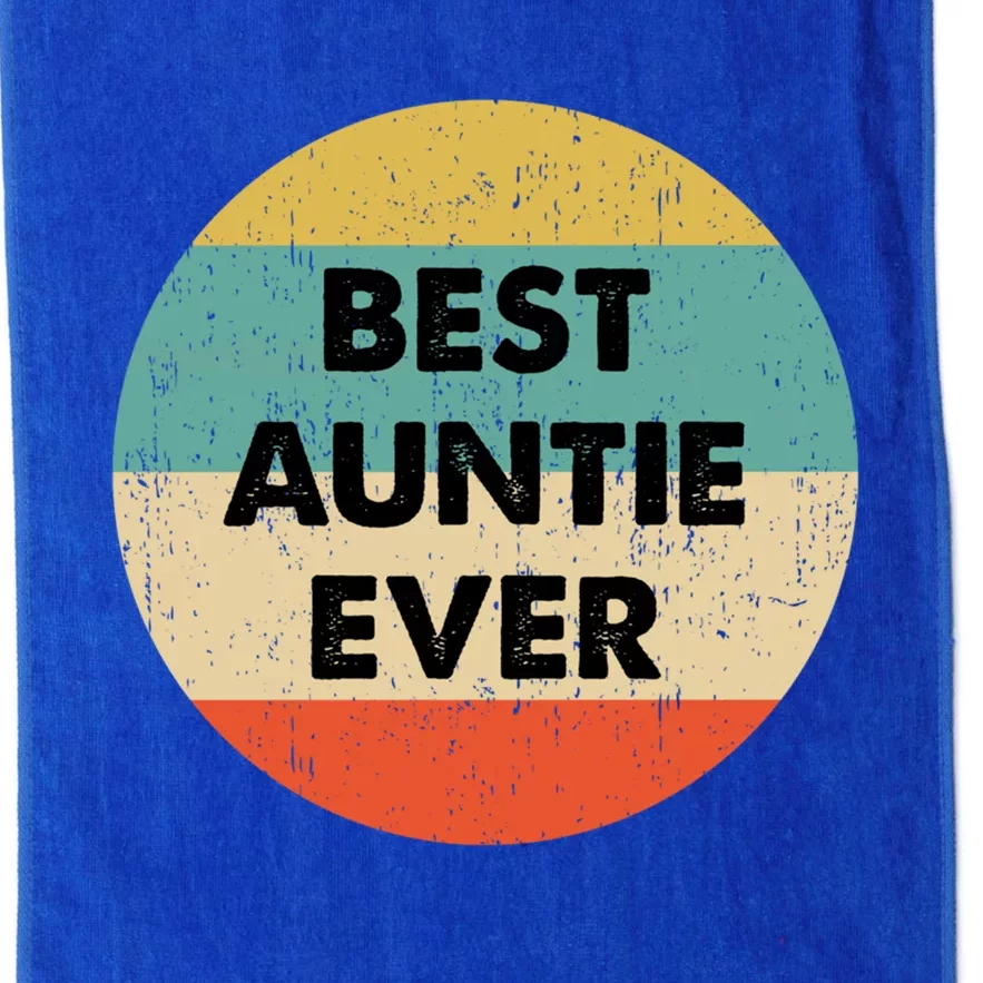 Best Auntie Ever Great Gift Platinum Collection Golf Towel