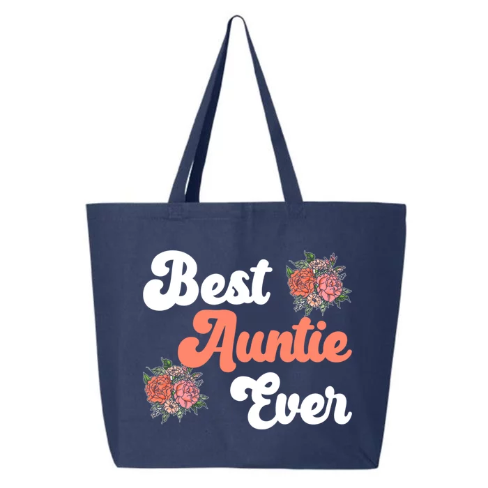 Best Auntie Ever Niece Nephew Aunt Gift 25L Jumbo Tote