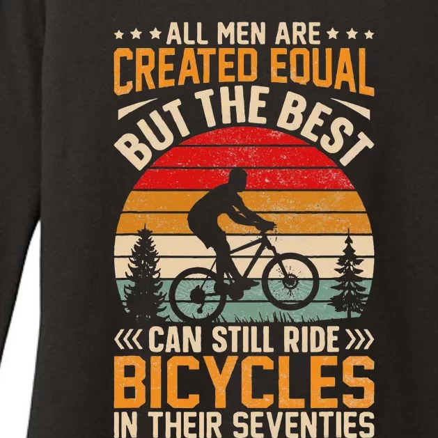 Bike All Equal But The Best Ride Bicycles Seventies Womens CVC Long Sleeve Shirt