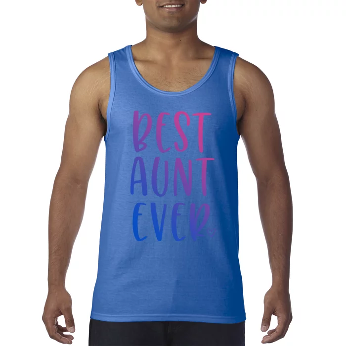 Best Aunt Ever Auntie Gift Tank Top