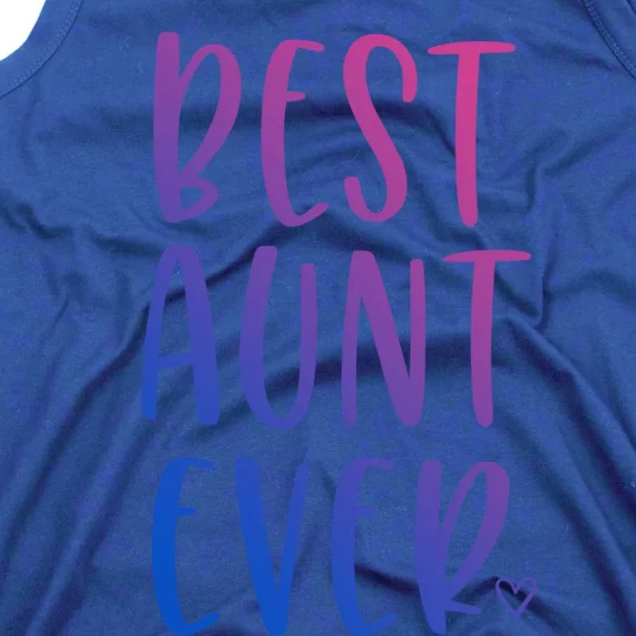 Best Aunt Ever Auntie Gift Tank Top