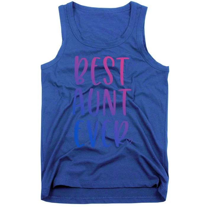 Best Aunt Ever Auntie Gift Tank Top