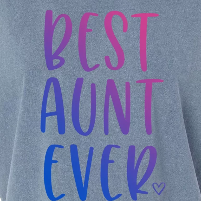 Best Aunt Ever Auntie Gift Garment-Dyed Women's Muscle Tee