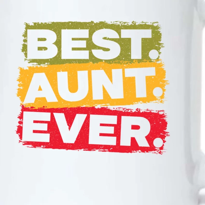 Best Aunt Ever Auntie Funny Gift Black Color Changing Mug