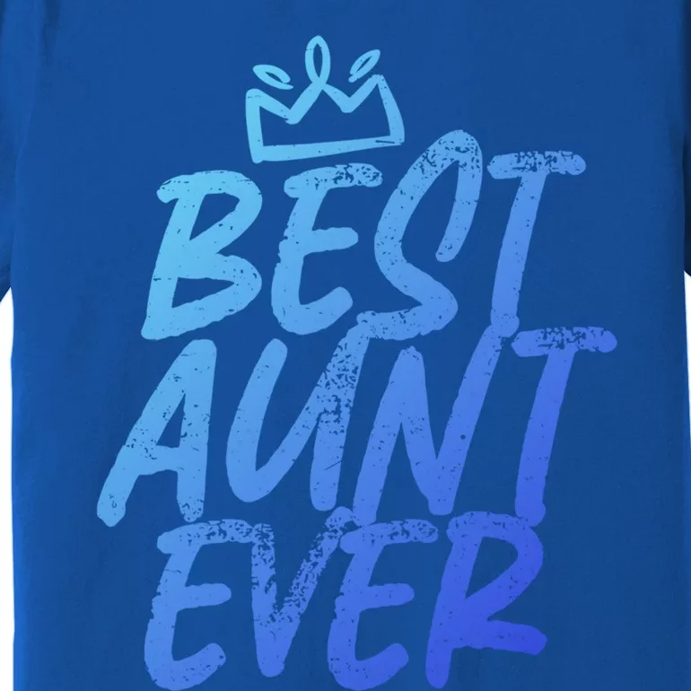 Best Aunt Ever Cute And Funny Bae Auntie Gift Premium T-Shirt