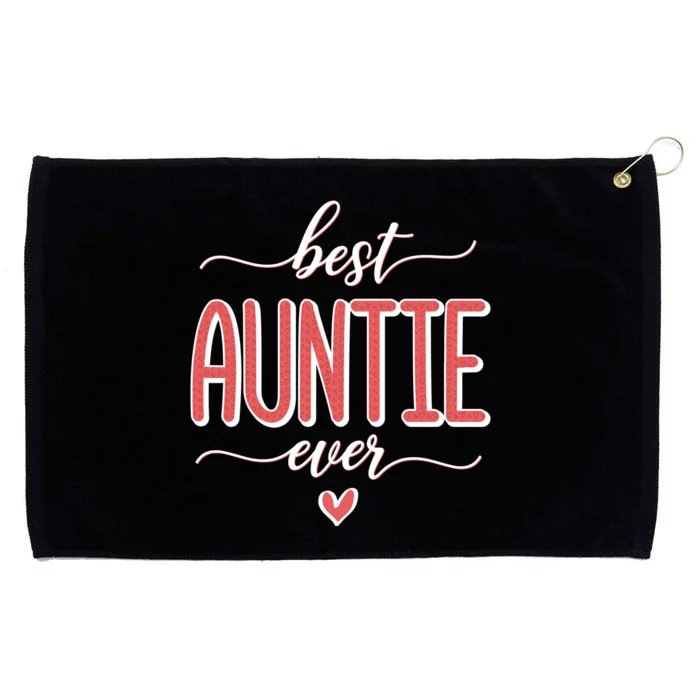 Best Aunt Ever New Auntie Gift Idea Grommeted Golf Towel