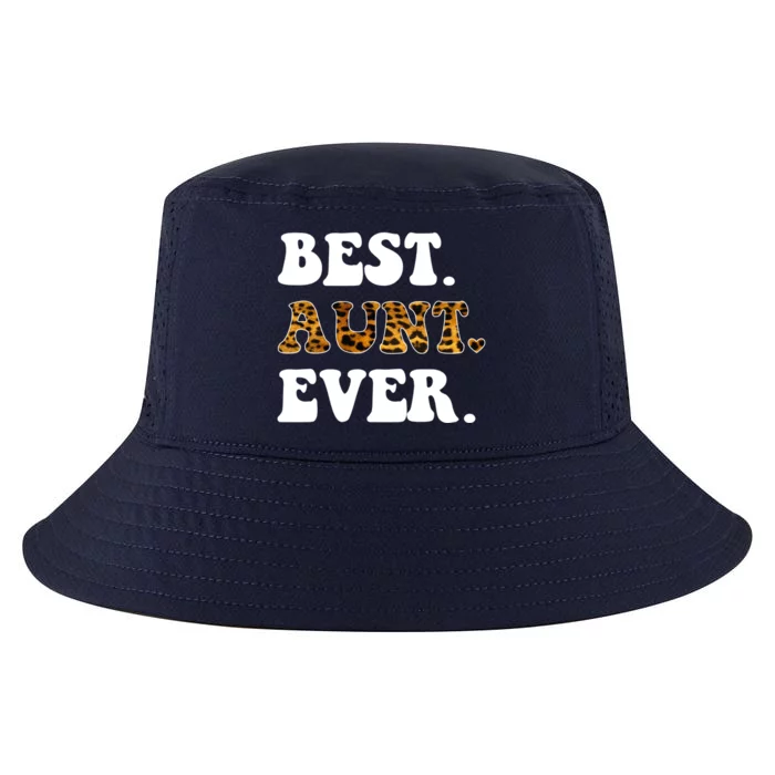 Best Aunt Ever Leopard Funny Auntie Mothers Day Cool Gift Cool Comfort Performance Bucket Hat