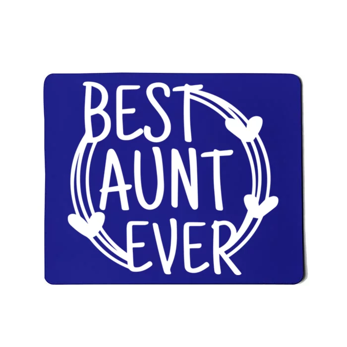 Best Aunt Ever Love Heart Gift Mousepad