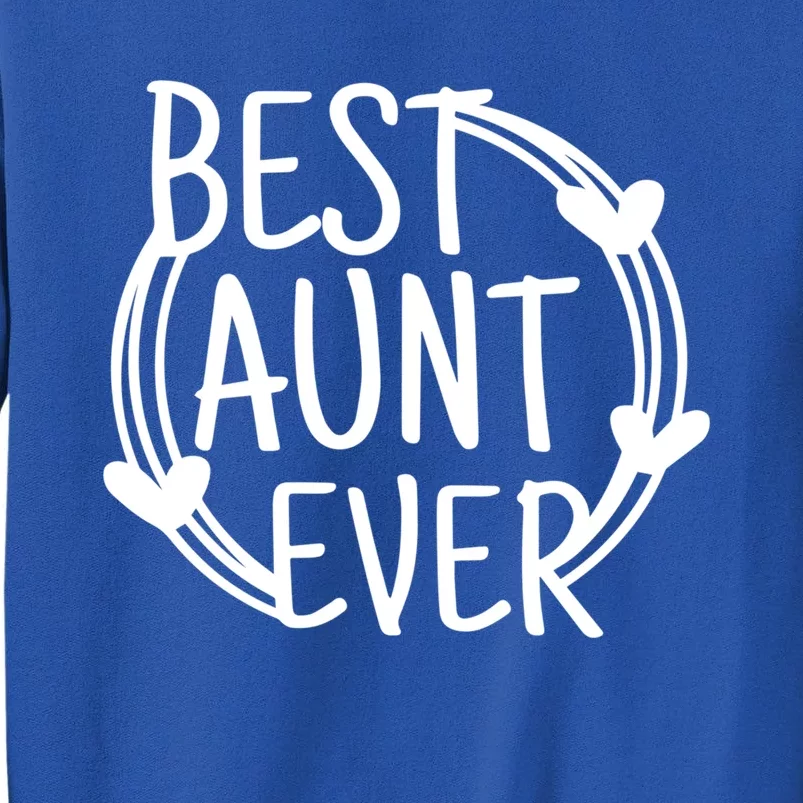 Best Aunt Ever Love Heart Gift Tall Sweatshirt