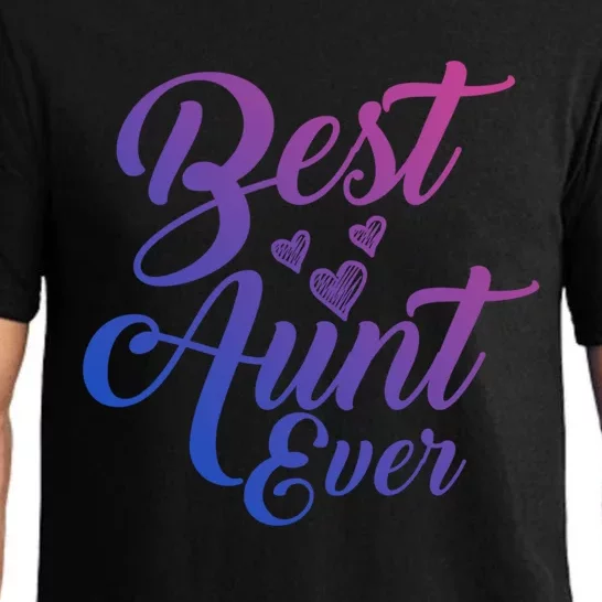 Best Aunt Ever New Auntie Funny Gift Best Great Blessed Auntie Gift Pajama Set