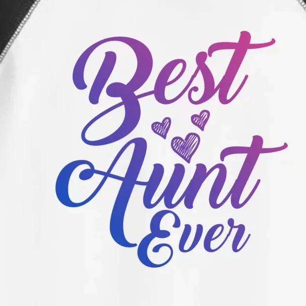 Best Aunt Ever New Auntie Funny Gift Best Great Blessed Auntie Gift Toddler Fine Jersey T-Shirt