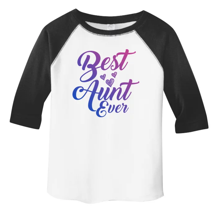 Best Aunt Ever New Auntie Funny Gift Best Great Blessed Auntie Gift Toddler Fine Jersey T-Shirt