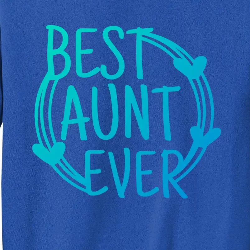 Best Aunt Ever Love Heart Gift Sweatshirt