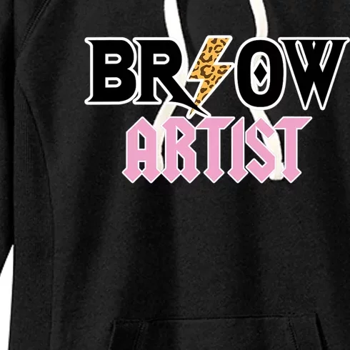 Brow Artist Eyebrow Artist Brow Artist Women's Fleece Hoodie