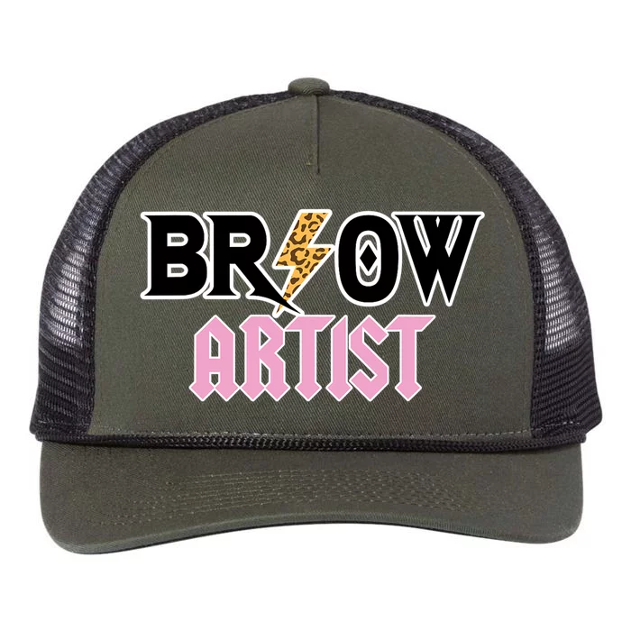 Brow Artist Eyebrow Artist Brow Artist Retro Rope Trucker Hat Cap