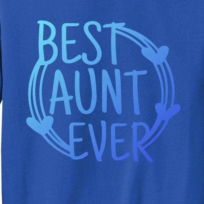 Best Aunt Ever Love Heart Gift Sweatshirt