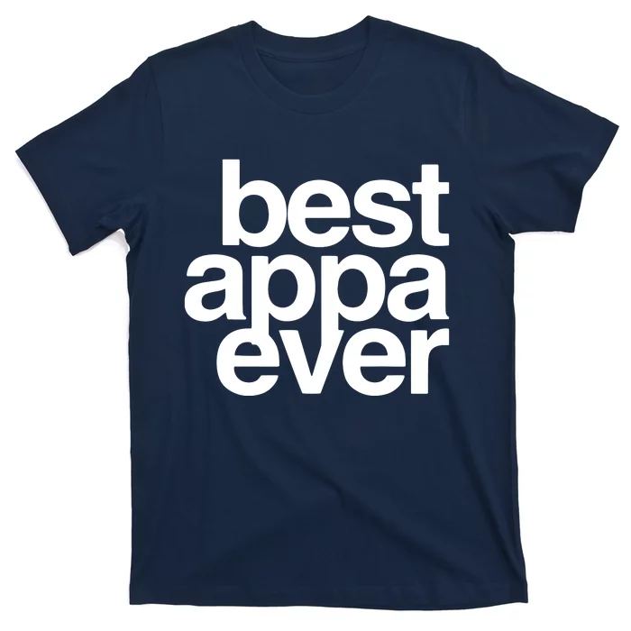 Best Appa Ever Korean Fathers Day Shirts Dad T-Shirt