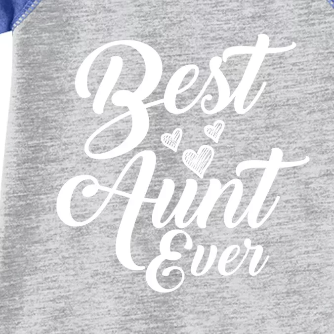 Best Aunt Ever New Auntie Funny Gift Best Great Blessed Auntie Cool Gift Infant Baby Jersey Bodysuit