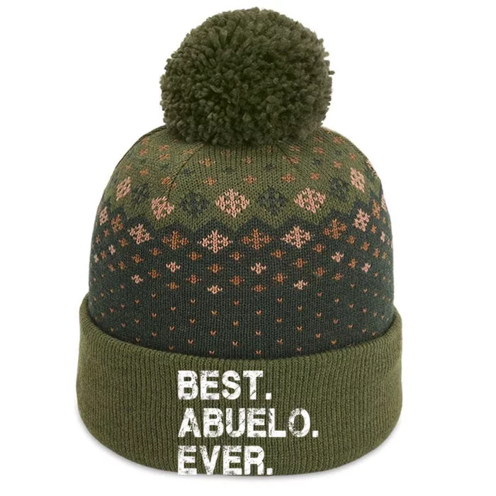 Best Abuelo Ever Funny Fathers Day Birthday Present Abuelo Meaningful Gift The Baniff Cuffed Pom Beanie