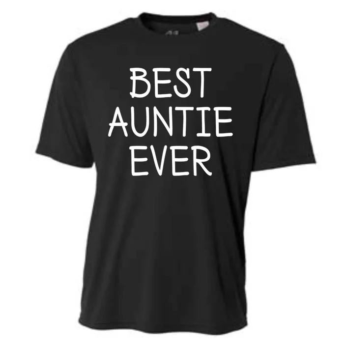 Best Auntie Ever T2 Funny Gift Cooling Performance Crew T-Shirt