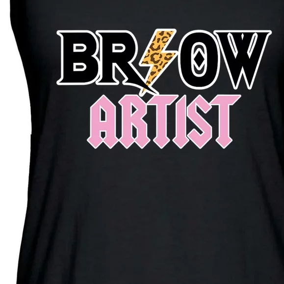 Brow Artist Eyebrow Artist Brow Artist Ladies Essential Flowy Tank