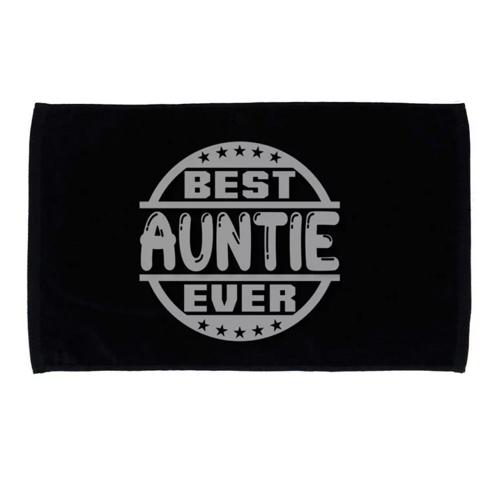 Best Auntie Ever Design Gift Microfiber Hand Towel