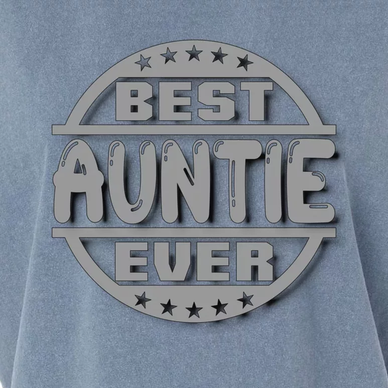 Best Auntie Ever Design Gift Garment-Dyed Women's Muscle Tee