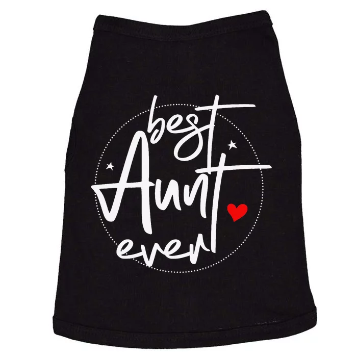 Best Aunt Ever Cool Aunt Doggie Tank