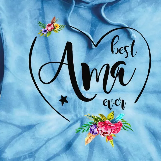 Best Ama Ever Ama Tie Dye Hoodie