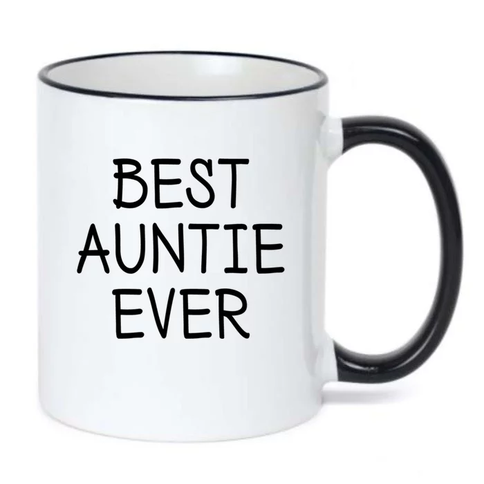 Best Auntie Ever T2 Gift Black Color Changing Mug