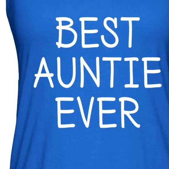 Best Auntie Ever T2 Gift Ladies Essential Flowy Tank