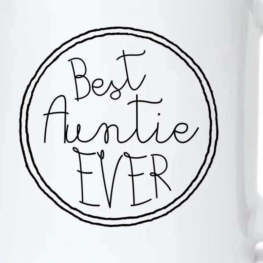 Best Auntie Ever Aunt Gift Black Color Changing Mug