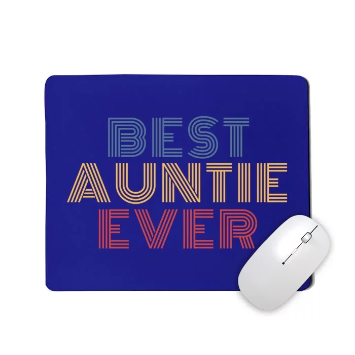 Best Auntie Ever Retro 70s Vintage Gift Mousepad