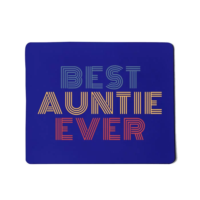 Best Auntie Ever Retro 70s Vintage Gift Mousepad