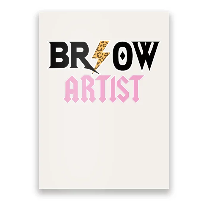 Brow Artist Eyebrow Artist Brow Artist Poster